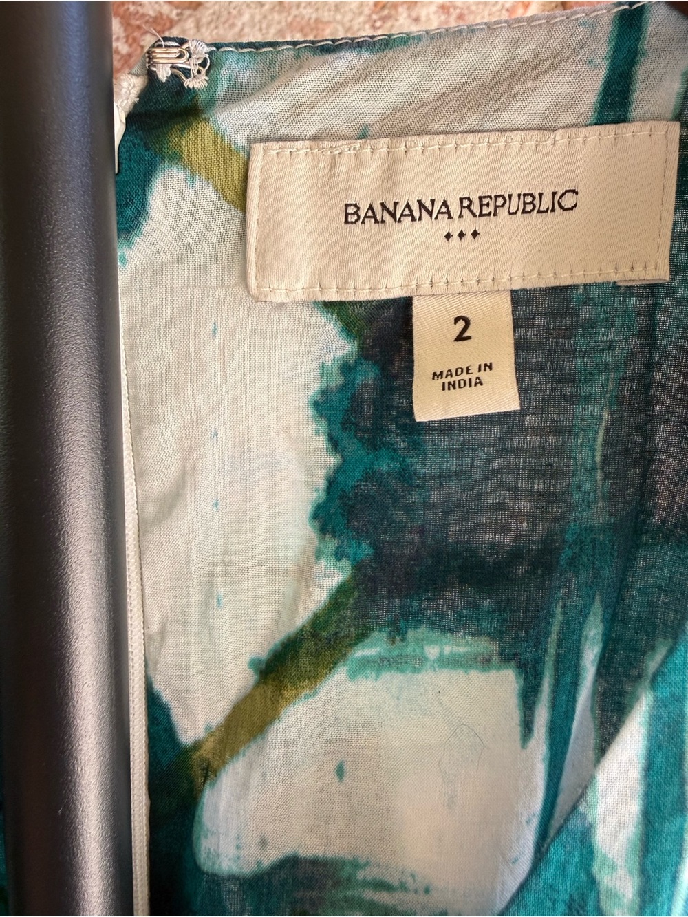 Banana Republic Voile Cotton Wrap Maxi Dress in Green Tie Dye
Women Sz 2 - Picture 7 of 12